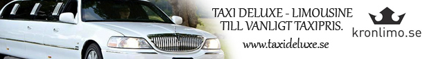 Taxi Deluxe - Limousine till vanligt taxipris